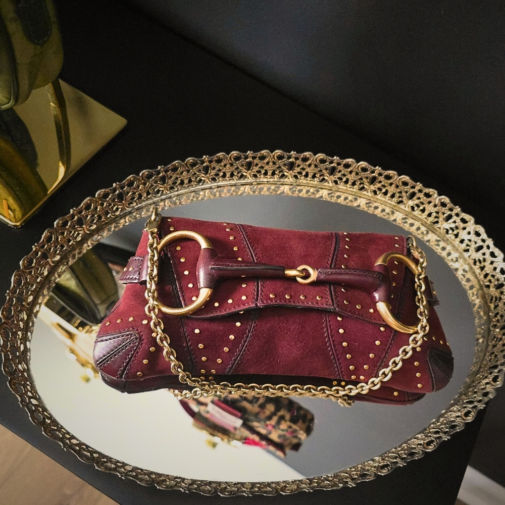 Gucci Horsebit Tom Ford Era Suede Studded - Picture 16 of 16